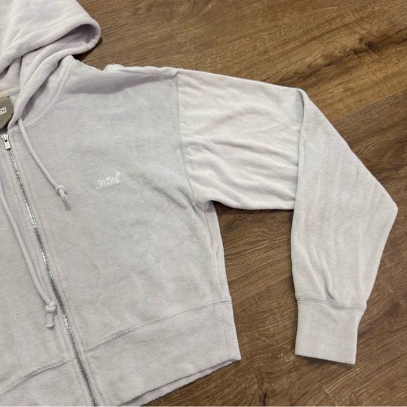 Women’s Kith Cropped Terry Cloth Hoodie Size Medium - Picture 5 of 5
